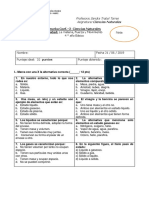 Prueba Ciencias Coef 2 - 4°