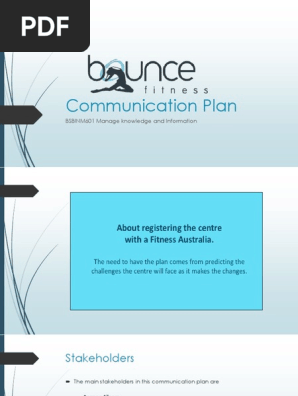 Communication Plan