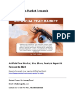 Artificial Tear Market: Size, Global Industry Trends and Forecast 2019-2025