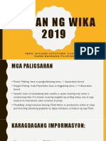 Buwan Ng Wika 2019