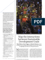 Map the interactions between Sustainable Development Goals
