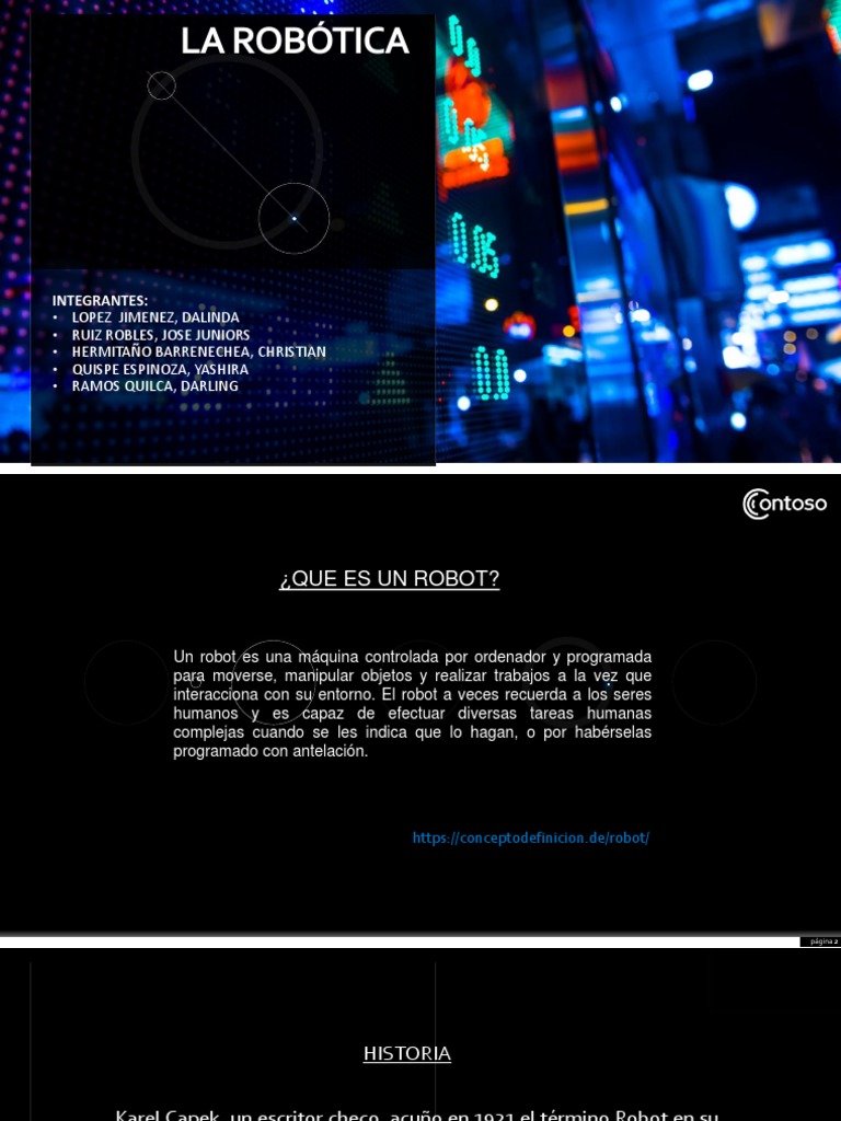 Historia y Aplicaciones de la Robótica | PDF | Robótica | Robot