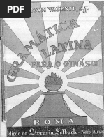 Gramática Latina para o Ginásio