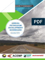 Annual Petroleum Development Scorecard 2016