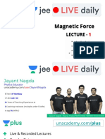 L1 - Magnetic Force 16th June PDF