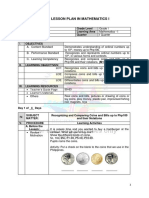 Daily Lesson Plan in Mathematics I