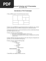 505 Lab On Internet Technologya and C# Programming