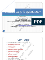 Critical Care in Emergency