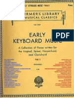 Early Keyboard (Piano) Music, Volume 1. Edited by Oesterle, Louis