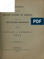 Proceeding of The Asiatic Society of Bengal 1870