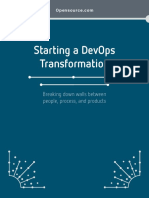 Starting A Devops Transformation