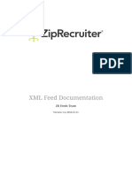XML Feed Documentation: ZR Feeds Team