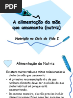 Palestra de amamentação na nutriz