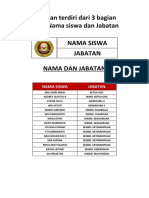 Nama Pesanan Baru Osis