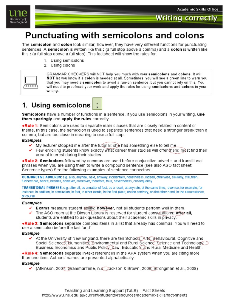 Punctuating With Semi-Colons | PDF | Cognition | Cognitive Science
