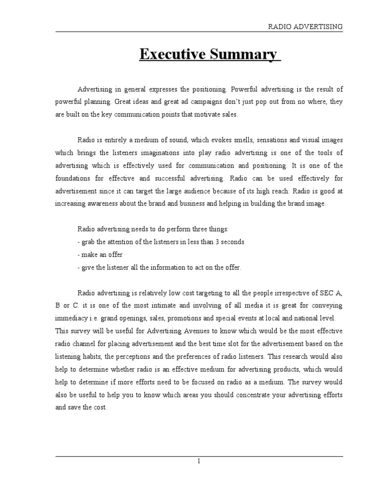 Radio Advertising | PDF | Frequency Modulation | Advertising