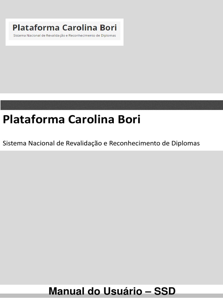 Passo A Passo Carolina Bori | PDF | Autenticação | Pós-graduação