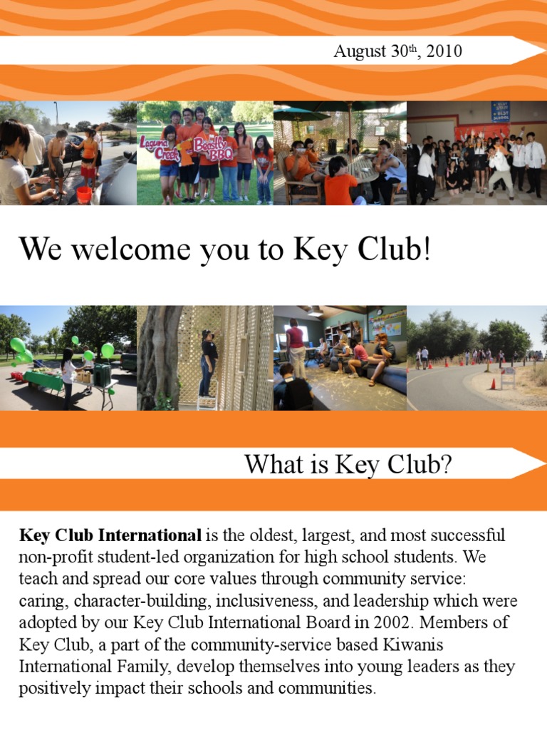 We Welcome You To Key Club!: August 30, 2010 | PDF | The United States ...