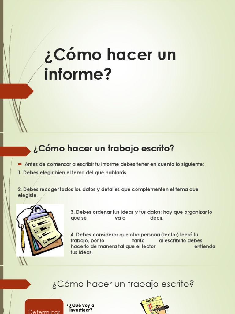 Pasos para realizar un informe Bibliografía Cognición