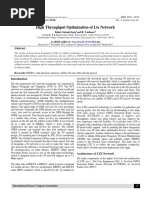 High Throughput Optimization of Lte Network: Kilari. Subash Theja and R. Vaishnavi