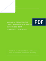 Anteproyecto-Manual de Obras Publicas Turisticas para La Microregion Esteros Del Ibera PDF