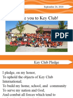 We Welcome You To Key Club!: September 26, 2010