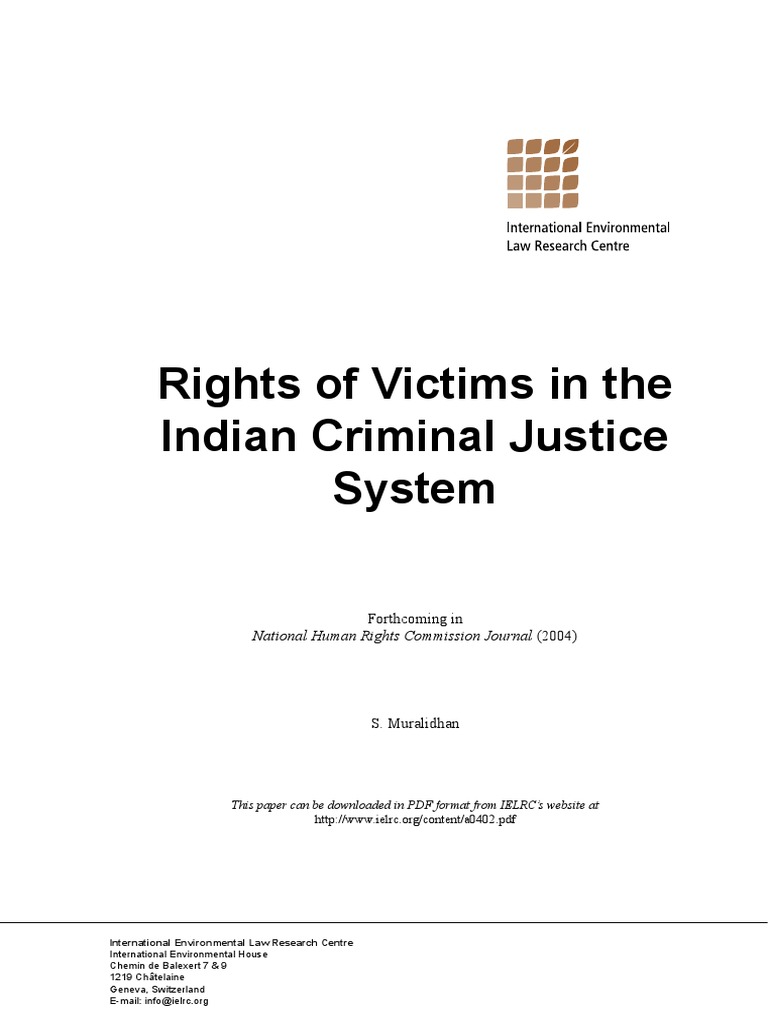 rightsOfVictims PDF | PDF | Victimology | Crime & Violence