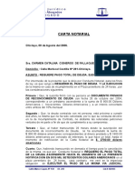 Carta Notarial