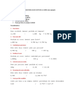 Formulario para Sacar Costo de La Carne