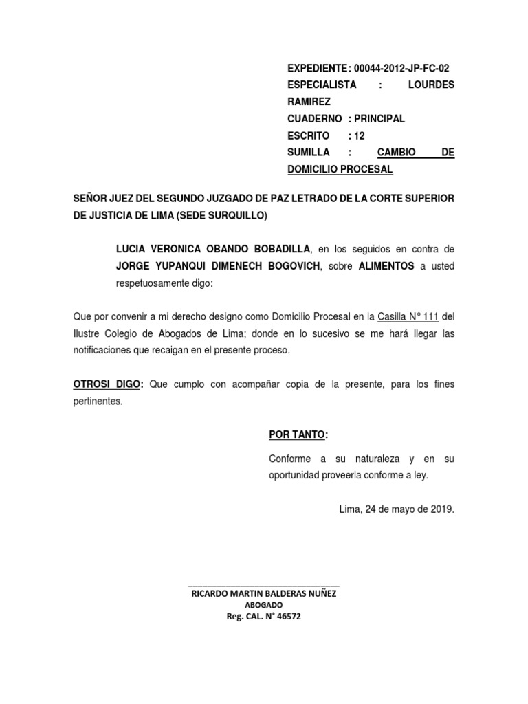 Requisito Para Casilla Sinoe Mining