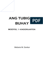 Modyul 1 Kindergarten - Ang Tubig Ay Buhay