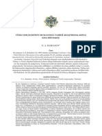 Turk Lehcelerinin Mukayeseli Tarihi Arastirmalarina Kisa Bir Bakis-N A Baskakov-Makale PDF