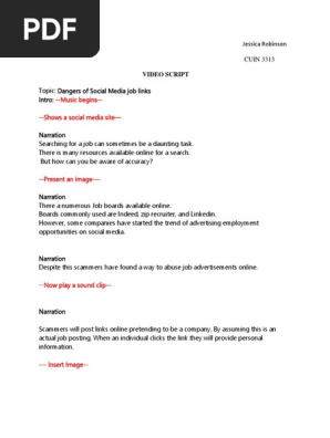 video script