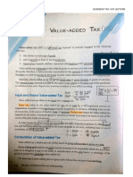 Business Tax: Vat Lecture