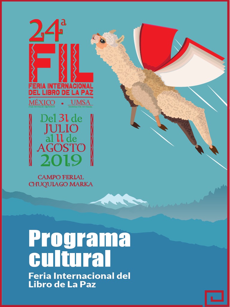 FIL La Paz 2019: Programa Cultural | PDF | Bolivia | Alemania