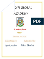 Suditi Global Academy: Jyoti Yadav Miss. Shalini