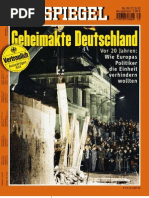 Der Spiegel - Magazin 2010 39 Mini - Geheimakte Deutschland - Wie Europa Die Einheit Verhindern Wollte