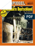 Der Spiegel - Magazin 2010 39 Mini - Geheimakte Deutschland - Wie Europa Die Einheit Verhindern Wollte