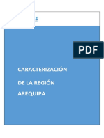 CARACTERIZACIÓN DE LA REGION AREQUIPA 