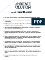 RER Sales Funnel Checklist