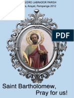 Saint Bartholomew, Pray For Us!