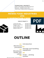 Pataya Food Industries LTD: A Warehouse Case Study: International University