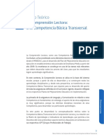 Marco Teórico. La Comprensión Lectora, Una Competencia Básica Transversal