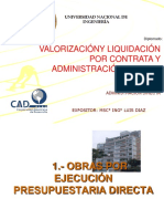 Val Adm Directa Valorizacion