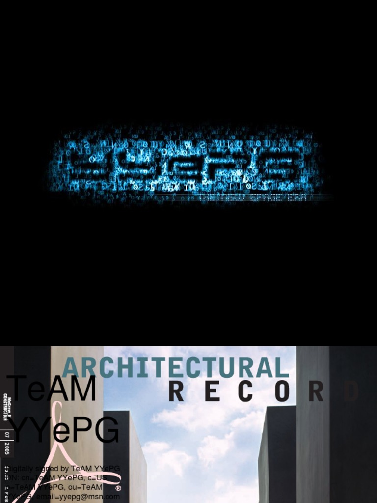 Architectural Record - 2005-07 PDF | PDF | Mail | Green Building