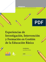 Libro Experiencias-De-Investigacinintervencin-Y-Formacin-En-Gestin-De-La-Educacin-Bsica PDF