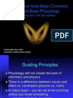 Quantitative Acid-Base Chemistry & Acid-Base Physiology: (They Are Not The Same)