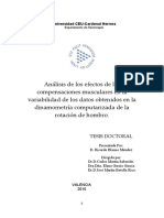 Análisis de Los Efectos de Las Compensaciones Musculares en La Variabilidad de Los Datos Obtenidos en La Dinamometría Computarizada de La Rotación de Hombro - Tesis - Ricardo Blanco Méndez