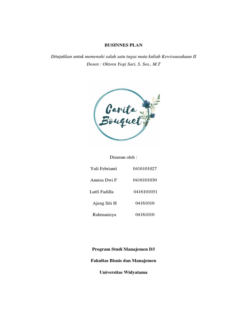 Bisnis Plan