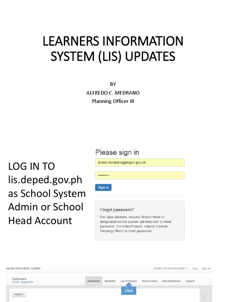 LIS: Inputting and Finalizing Averages | PDF | Career & Growth